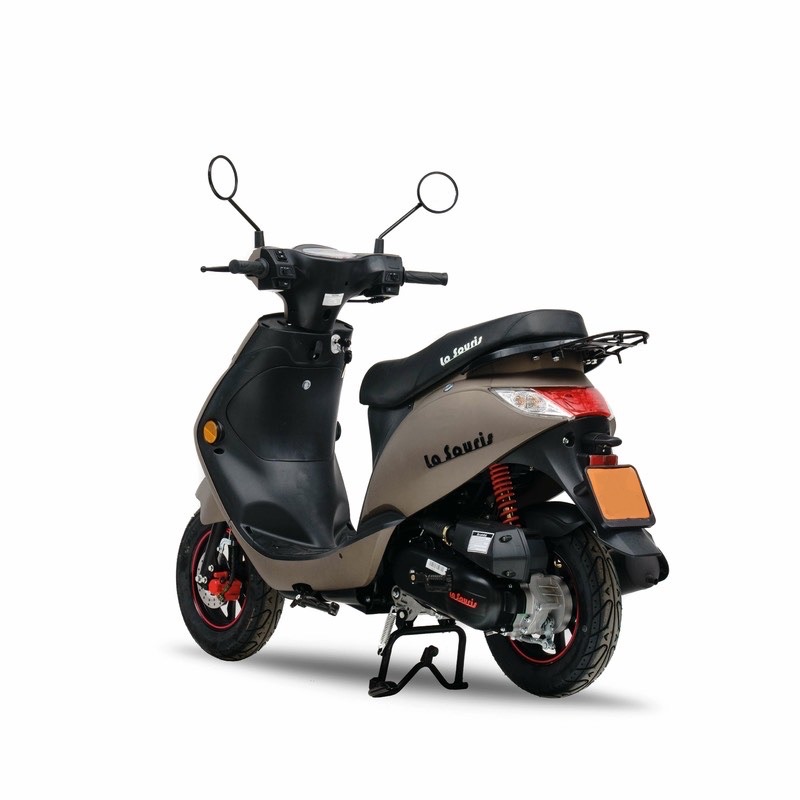 Achterkant titanium scooter